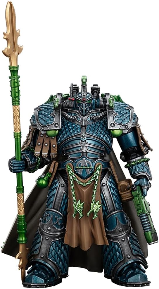 JOYTOY Warhammer The Horus Heresy Alpha Legion Alpharius, Primarch of The XXth Legion - 1:18 Scale 7.5in Action Figure Mecha Joy Toy Collection Model