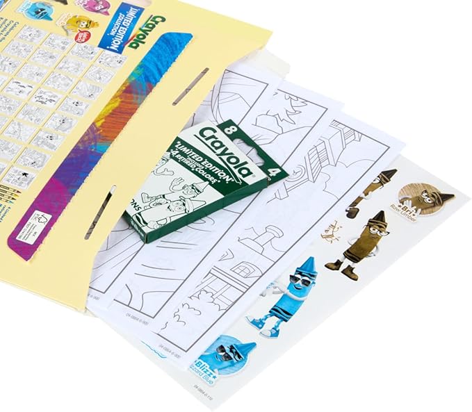 Crayola Retired Colors Coloring & Activity Set, Retired Crayons & Stickers, 32 Pgs, Gift for Kids Ages 3+