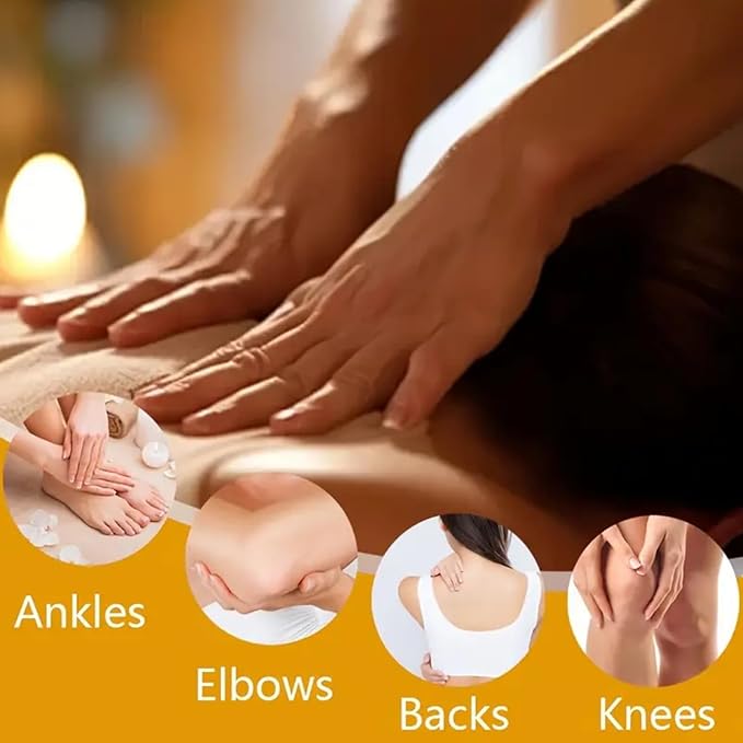 Soothing Massage Oil for Muscle Relaxation & Joint Comfort，Infused with Argan Oil, Ginger & Jojoba Oil， Fast Absorbing, Non Greasy Formula for Hydrating Skin Care (3.38FLOZ)