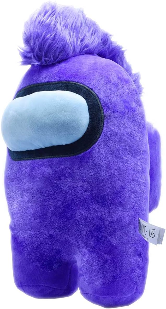 Among Us Mega 12″ Plush Purple (Mohawk) – Officially Licensed Oversized Kids & Collector Plush Toy
