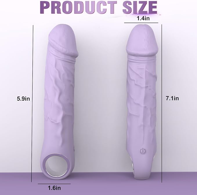 BGGOOD Adult Toys App Control Vibrators - 7.1 Inch Realistic Silicone Dildos with 9 Vibrations - Clitoris G Spot Dildo Vibrator Wand - Female Sex Toys for Women
