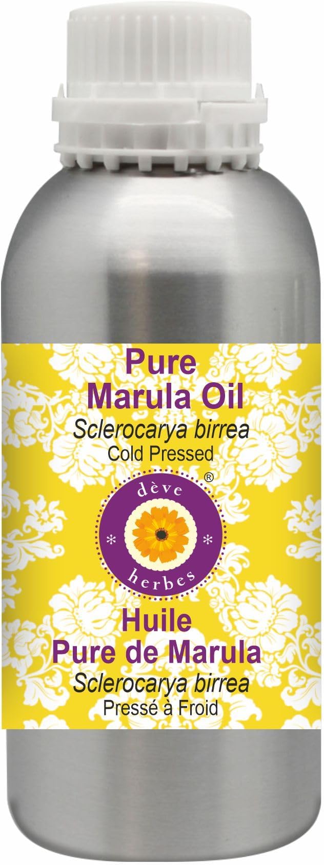 dève herbes Pure Marula Oil (Sclerocarya birrea) Cold Pressed 300ml (10 oz)