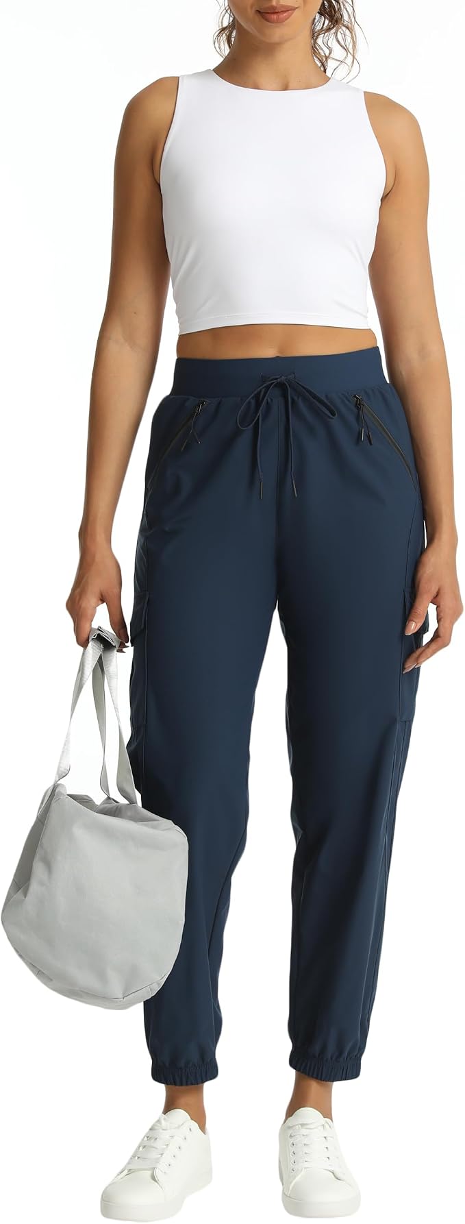 Women's Joggers Cargo Pants Lightweight Quick Dry Hiking Running Pants for Athletic Casual & Outdoor
