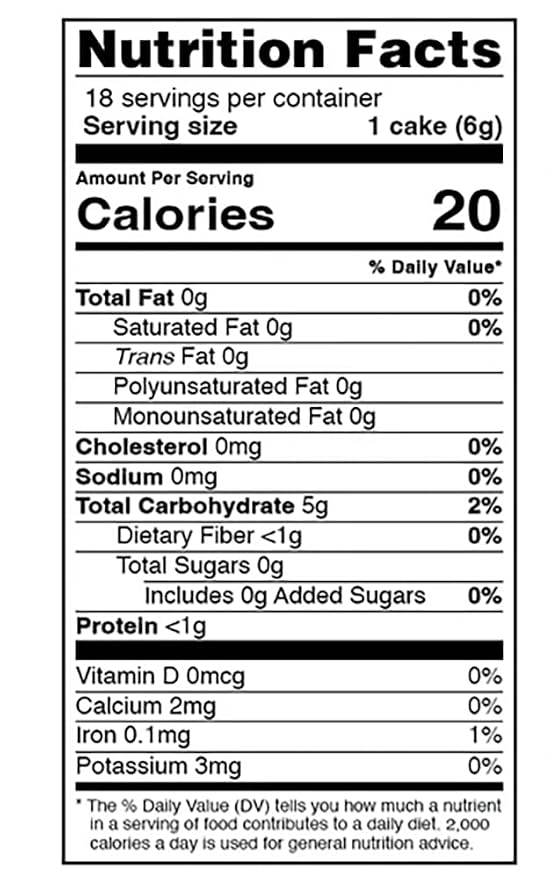 Galil Thin Rice Cakes No Salt | All Natural, Non-GMO, Vegan, Kosher, Gluten-Free Rice Cakes 3.5 Ounce (Pack of 3)