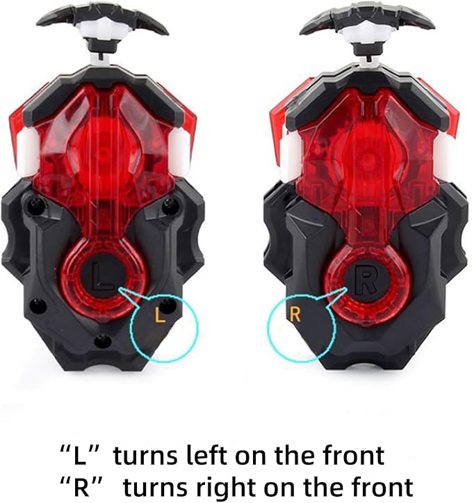 Battling Spinning Tops, Battle Gyro Top Set, Burst Battling Stadium, Two Way Launchers Grip Starter