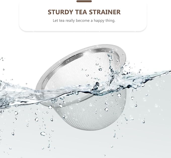 YARNOW 8 Pcs Stainless Steel Tea Infuser Basket, Suitable for 2.5-Inch Teapots, Teapot Mesh Strainer Insert for Loose Leaf Tea and Coffee Brewing