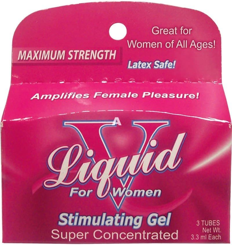 Body Action Liquid V For Women Stimulating Product, 3 pack, 3.3 mL each,Tubes