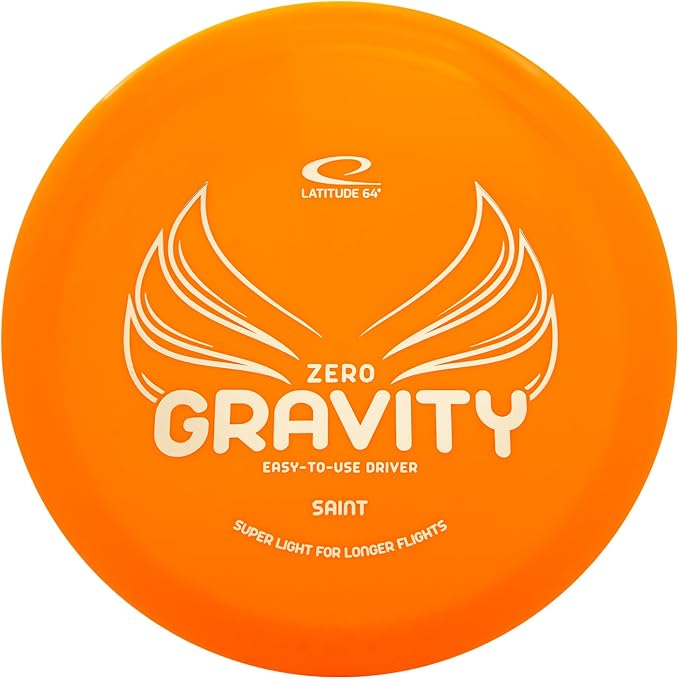 Latitude 64 Zero Gravity Saint | Stable Disc Golf Fairway Driver | Floats in Water | Lightweight w/High Glide & Precise Control | Beginner Frisbee Golf Driver | Grippy Base Plastic | 120-130g