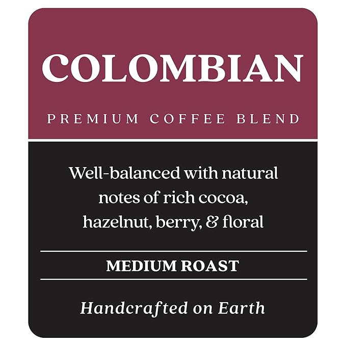 Copper Moon Single Serve Coffee Pods For Keurig K-Cup Brewers, Medium Roast, Colombian Blend, 80 Count (Pack of 2)