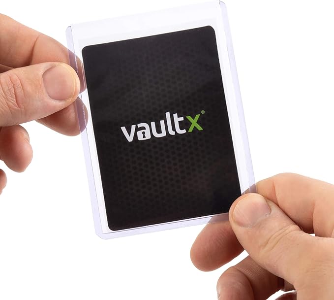 Vault X Toploaders 35pt (100 Pack), 3" x 4" Seamless Clear Rigid Card Holders for Trading Cards TCG