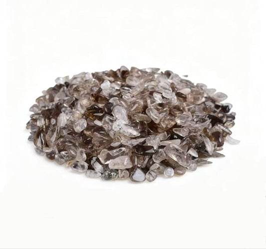Bulk Raw Crystals - Beginner DIY Healing Crystal Set, 0.6-1.2” Natural Unpolished Gemstones for Terrarium, Meditation, Tarot, Grids, Aroma Stone, 0.45lb (Smoky Quartz-S)