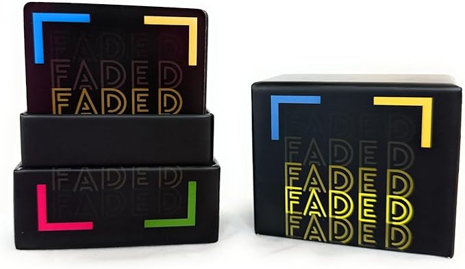 Faded - Drinking Game - Card Game for Parties and Game Nights - 21st Birthday - College - Tailgate - and More!
