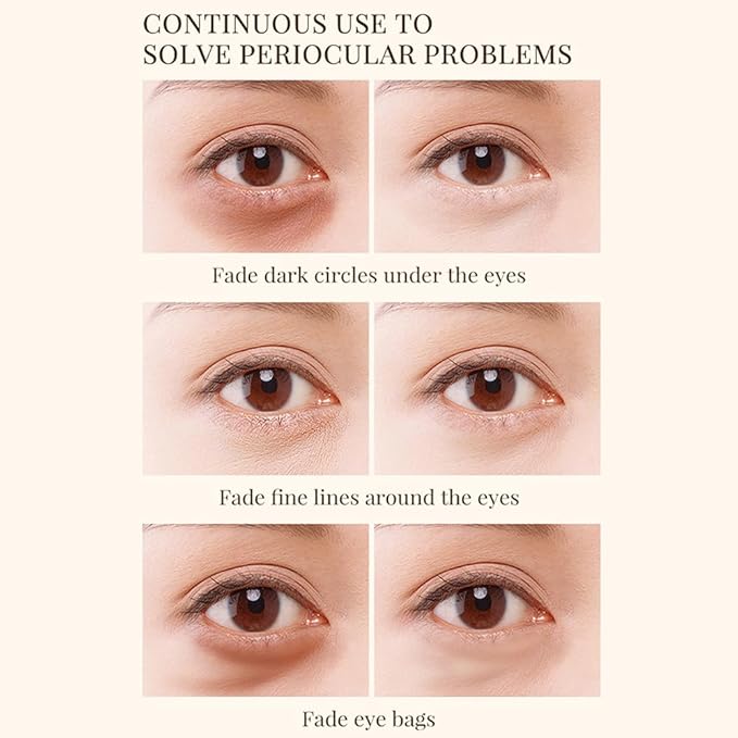 Seaweed Under Eye Patches, Seaweed Essence Eye Mask for Puffy Eyes/Dark Circles/Collagen Eye Care Relieves Pressure and Reduces Wrinkles, Eye Gel Pads for Hydrating and Brightening (60 Pcs)