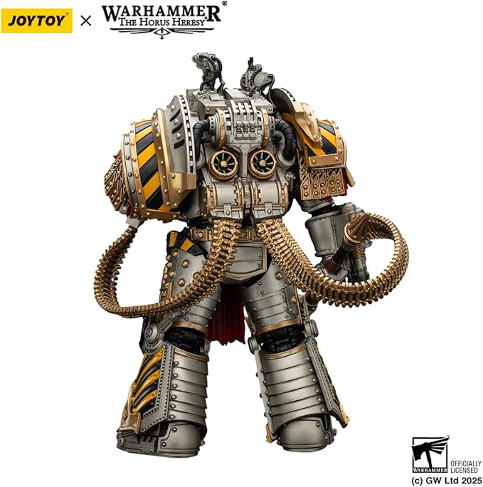 JOYTOY Warhammer The Horus Heresy 1/18 Scale Action Figure Mecha Joy Toy Collection Model Iron Warriors Perturabo, Primarch of The lVth Legion
