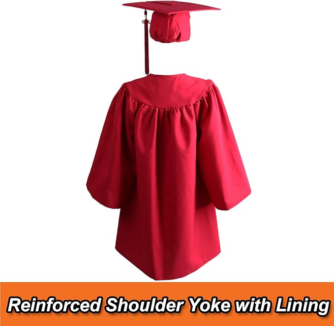 OSBO GradSeason Unisex Matte Kindergarten Graduation Gown Cap Tassel Set 2025