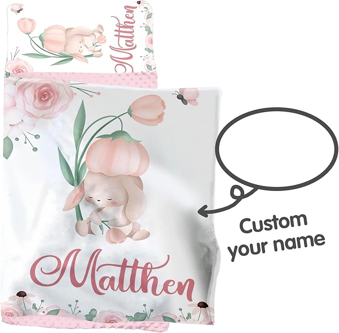 Personalized Toddler Nap Mat for Girls – Custom Name Kids Nap Mat – Daycare Sleeping Mats with Removable Pillow and Soft Minky Dot Blanket for Preschool, Travel, Kindergarten