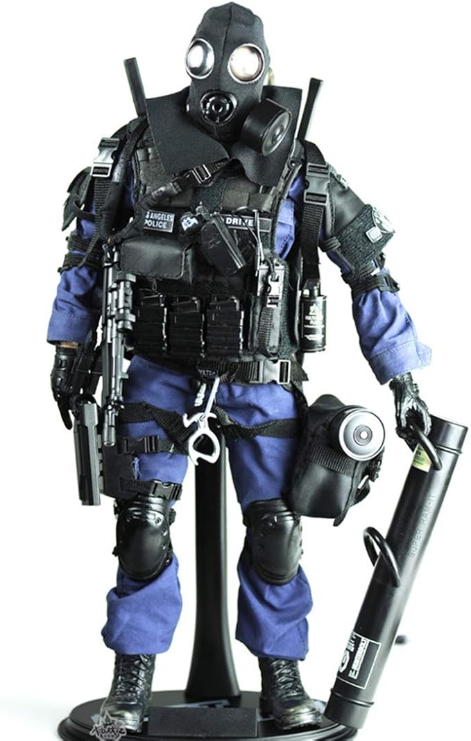 12inch Soldier Action Figure Model, 1/6 Scale Realistic Army Military Police Soldier Model Set with Accessories Collection Toys
