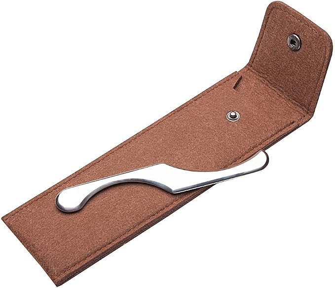 Stainless Steel Gua Sha Scraping Massage Tool - IASTM Tools Great Soft Tissue Mobilization Tool,Therapy Used for Back, Legs, Arms,Neck,Shoulder (S Shape)