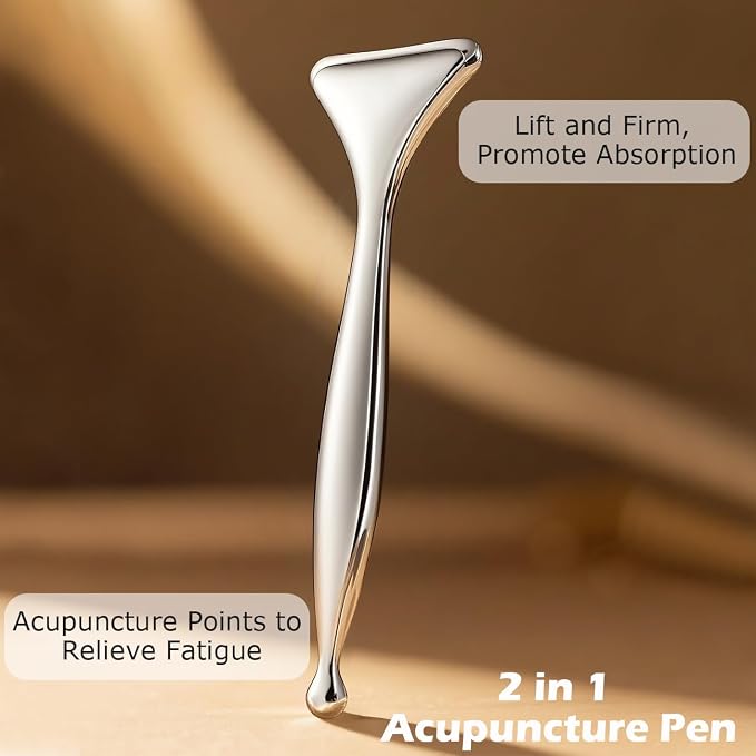 Multi- Acupuncture Pen | Acupressure Pen for Deep Tissue, Pain Relief, Face Lift and Firm, Trigger Point Massage, Facial Reflexology Tool