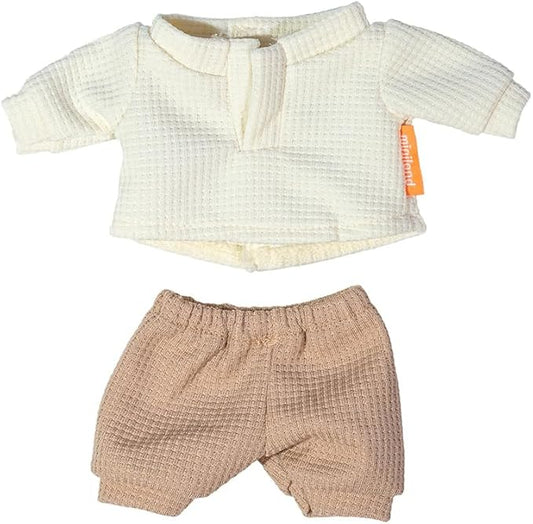 Miniland - Clothes for 8 1/4 inches Doll, Clothing Accessory for Dolls, Mid-Season T-Shirt and Pants