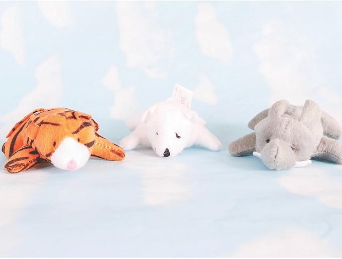 Fun Express 25pc Mini Zoo Plush Animal Set - Toys - Plush - Stuffed Zoo & Safari - VBS Vacation Bible School Supplies/Decor - 25 Pieces