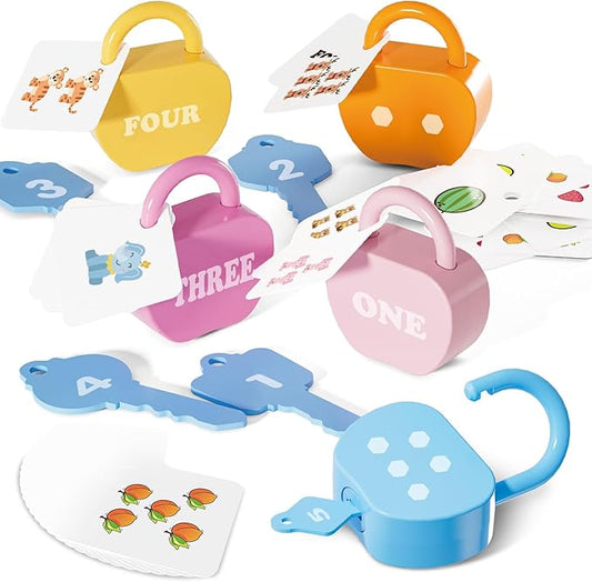 Lock and Key Toddler Toy, Preschool Learning Activities, Kindergarten Classroom Must Haves, Montessori Toys for 3 Year Old, Educational Math Manipulatives