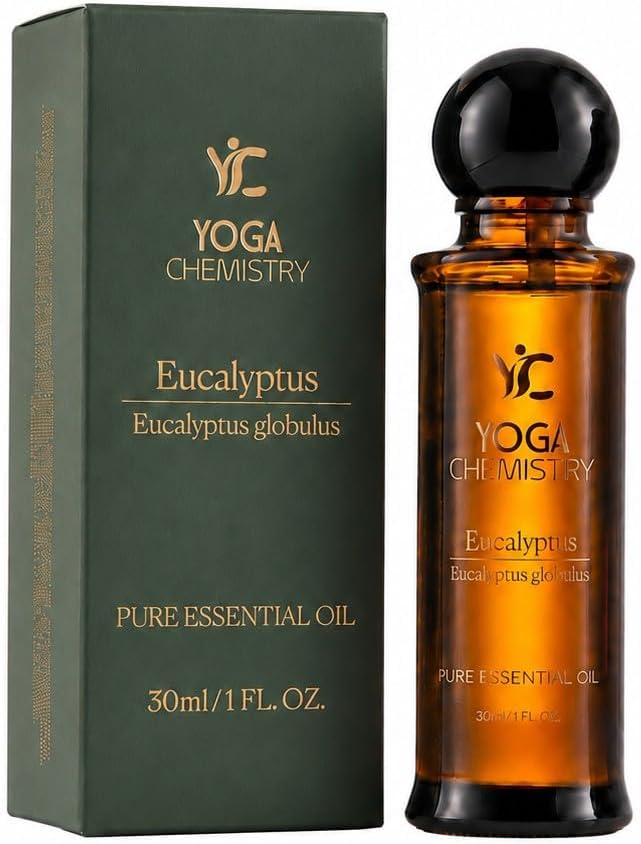 Eucalyptus Essential Oil 30 ml / 1 fl oz Pure, GCMS Tested Airy Fresh Aromatherapy Oil for Release and Expansion for Diffuser, Steam and Shower