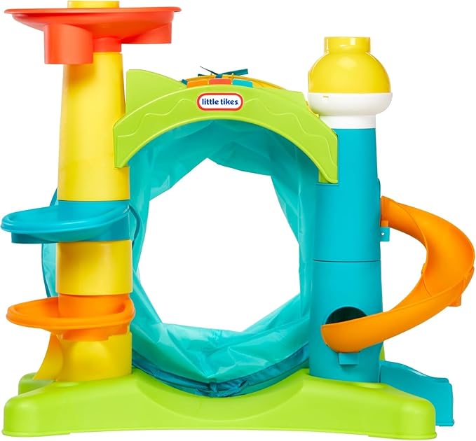 Little Tikes 2-in-1 Activity Tunnel, Indoor Outdoor Playset for Toddlers, Boys and Girls Ages 1-3 Years
