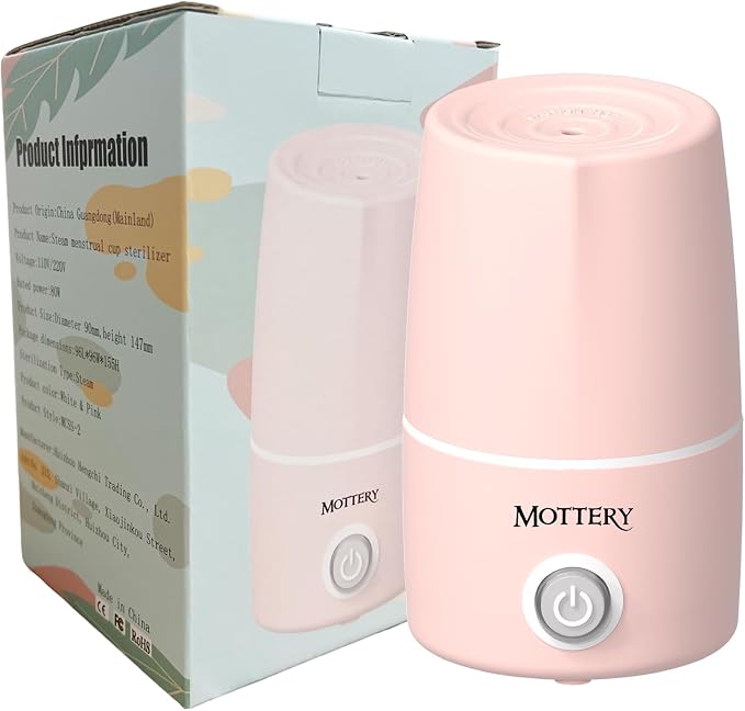 Menstrual Cups Steamer Machine High Temperature Wash Your Cup 99.9% Dirty 8 Minutes