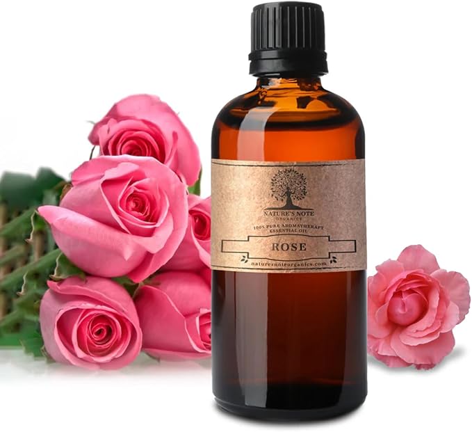 Floral - 100% Pure Aromatherapy Grade Essential Oil by Nature's Note Organics (10_ml, Rose)