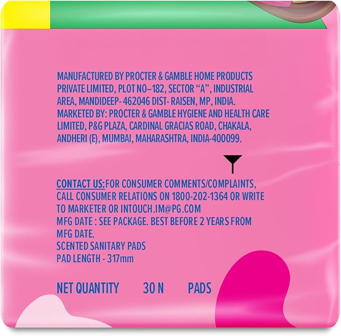 Whisper Ultra Soft Sanitary Pads - 30 Pieces (XL Plus)