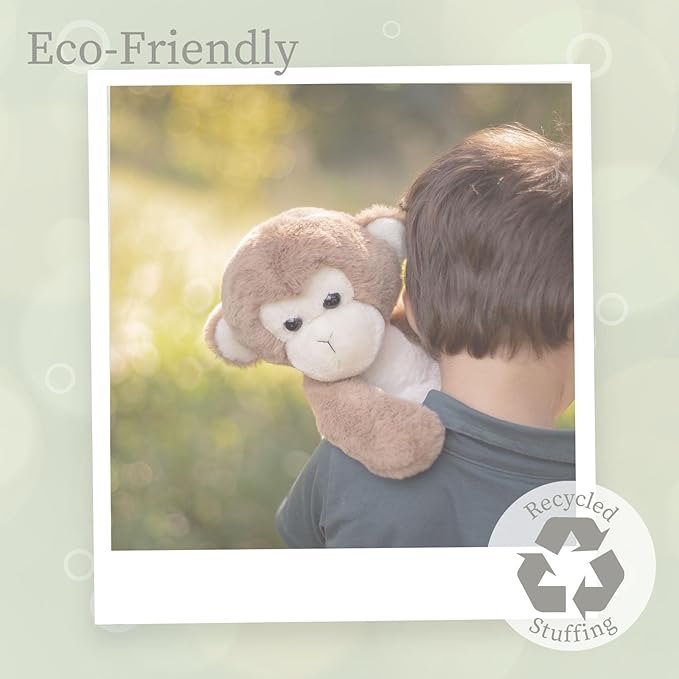 World's Softest Plush MoMo Monkey, Lushee, Large, 16" Stuffed Animal for Baby, Toddler, Kids, Adults - Soft, Huggable Stuffed Monkey- Adorable Toy Made from Kid-Friendly, Quality Materials