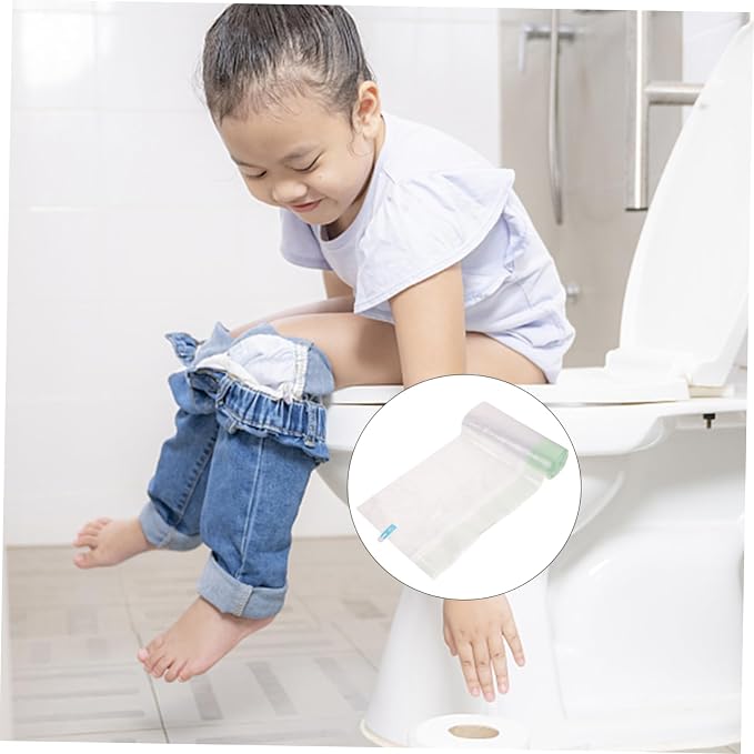 FOMIYES 5rolls Portable Potty and Girls Urinal Bag for Boys Camping Travel Disposable Cleaning