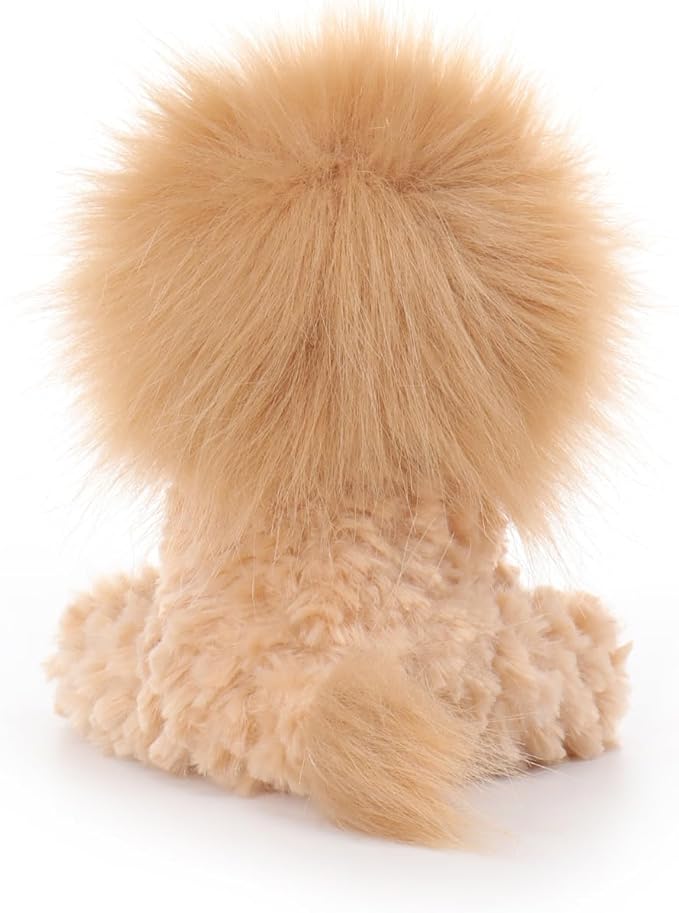 Apricot Lamb Yellow Plush Lion Stuffed Animals for Kids, Soft Cute Plush Toys for Baby Girl and Boy, 6.3 Inches