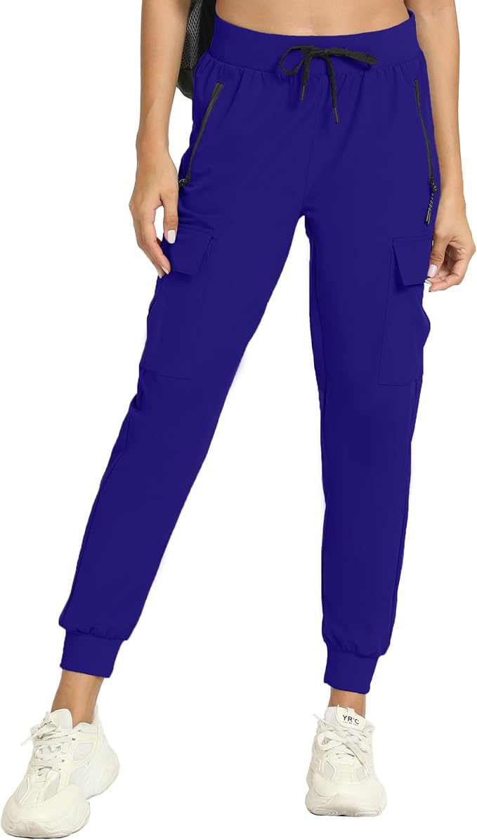 Women's Joggers Cargo Pants Lightweight Quick Dry Hiking Running Pants for Athletic Casual & Outdoor