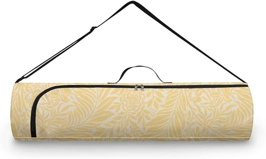 Yoga Mat Bag with Adjustable Shoulder Strap and Handle Zipper, 30in Wide x 6.3in Diameter for Yoga Mat Storage
