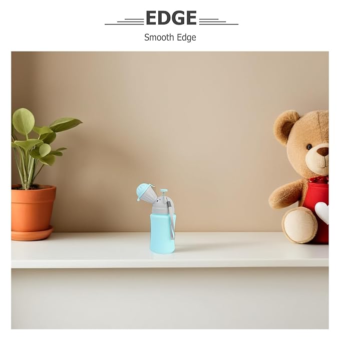 FRCOLOR Portable Car Urinal Bottle with Leakproof Design Mini Potty for Boys Lightweight and Portable Emergency Toilet for Travel Camping Outdoor Use