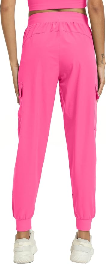 Women's Joggers Cargo Pants Lightweight Quick Dry Hiking Running Pants for Athletic Casual & Outdoor