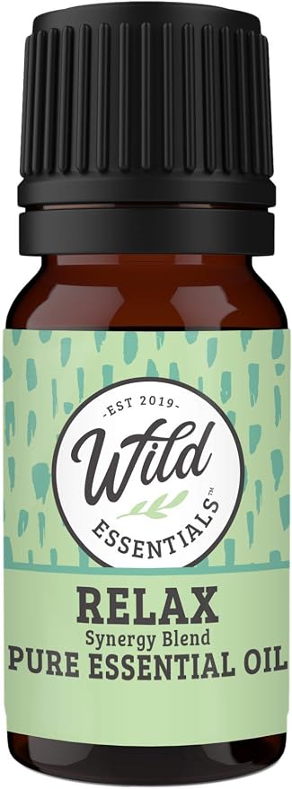 Wild Essentials Top-hat Skull Essential Oil Diffuser Necklace Gift Set with Inner Calm & Relax Oils – Nickel Free Alloy Pendant with 6 Lava Stones – USA Made Oils & Perfume Necklace – Family Company