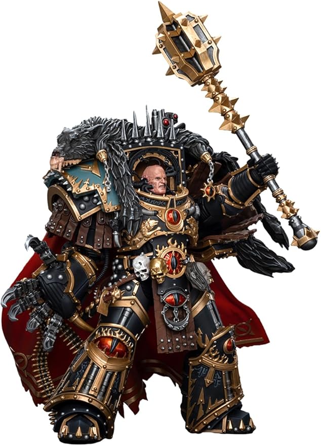 JOYTOY Warhammer 40K 1/18 Action Figures, Sons of Horus Warmaster Horus Primarch of The XVlth Legion Perfect for Collectors & Decor, Ideal Gift for Birthdays, Christmas, Character Figure - JT9787