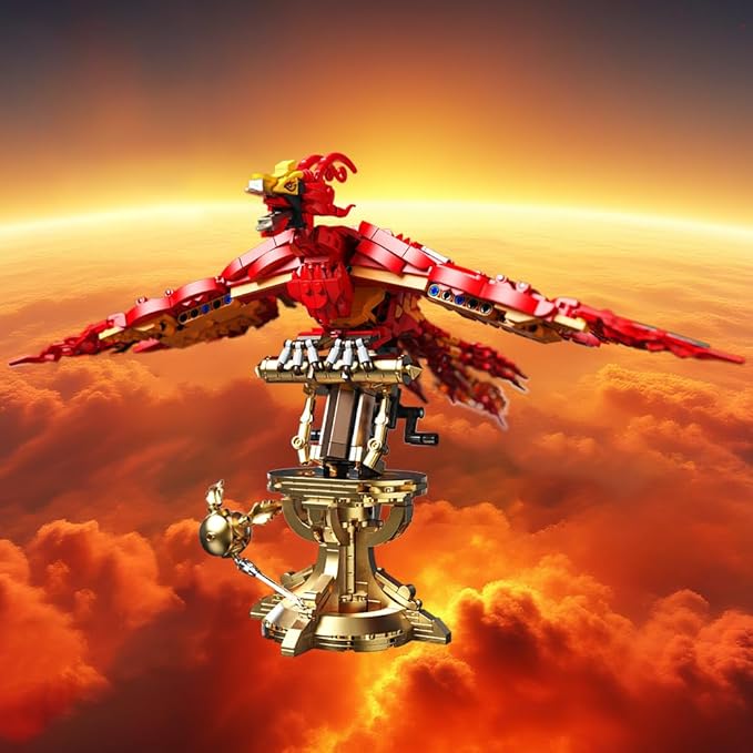 938 Pieces Phoenix Building Set, Magic Potter Phoenix Collection Model for Adults,Ideas HP Building Toy