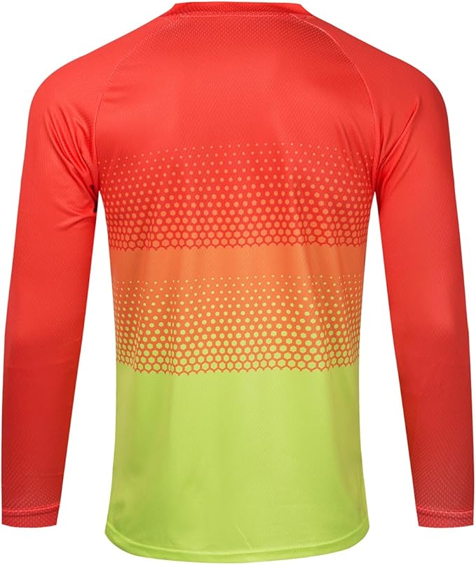 Dirt Bike Jersey for Youth, Kids Mountain Bicycle Shirt Long Sleeve Children Downhill Jerseys for Motorcycle Motocross
