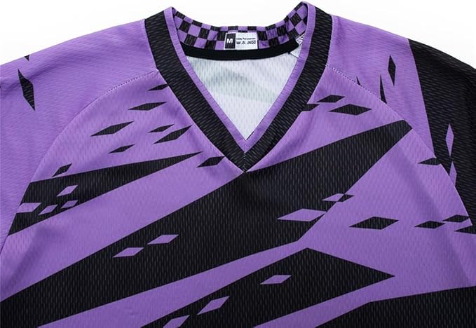 Youth Dirt Bike Jersey, Kids Mountain Bicycle Shirt Long Sleeve Powersports Children Downhill Jerseys for Big Kids