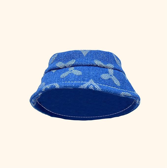 17cm Doll Clothes Set, Hat & Overalls Clothes 2-Piece Set for 15/17cm Dolls, Stylish Adorable Dolls Clothes Accessories, Cute Clothe Outfits for Doll (2-Piece Blue)