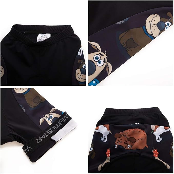 Children Cycling Jersey Set Clothing Boys Girls Shorts Pad Suits