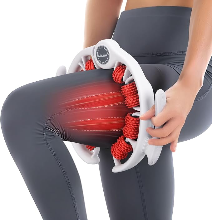 ONUEMP Cellulite Remover for Legs, Cellulite Massager Roller Muscle Roller, Fascia Massage Tool Thigh, Calf, Leg Massager - Anti-Celulitis, Lymphatic Drainage, Body Sculpting, Deep Tissue Pain Relief