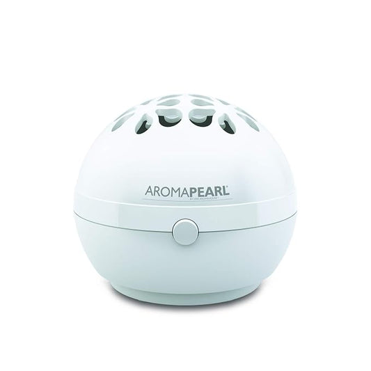 AromaPearl Electric and Battery Operated Personal Aromatherapy Diffuser Great for the Home, Office and for Travel (White) Pack of 1