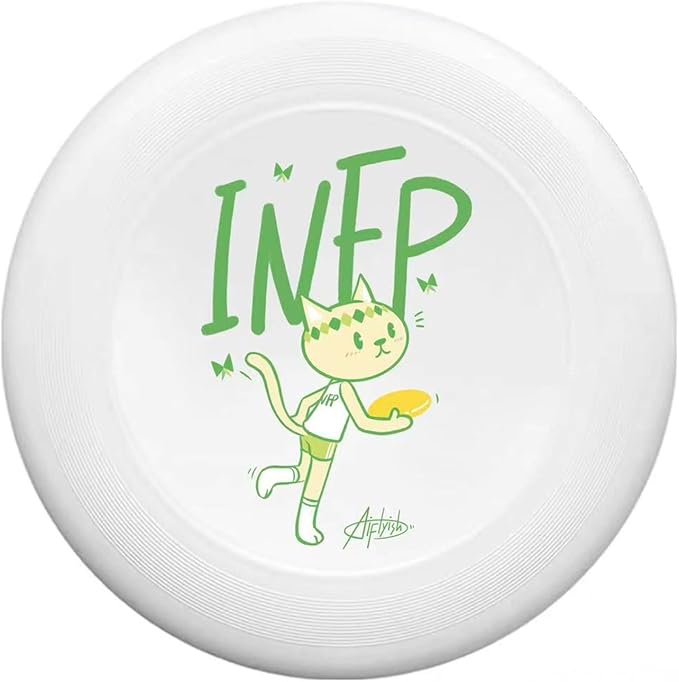 Social Gift & Team Activity Flying Disc, 10.63 Inch MBTI Flyer Disc Lightweight Durable for Outdoor Beach Park Backyard Game - 170g