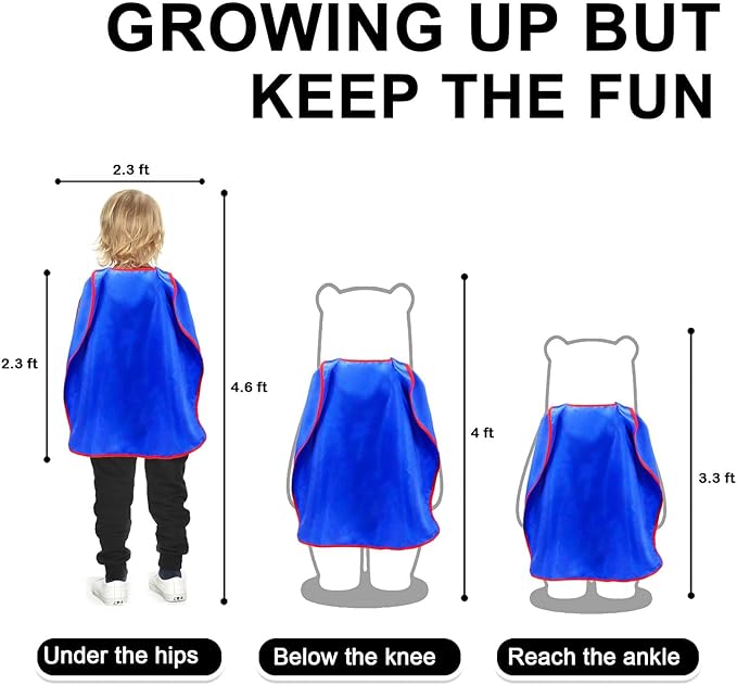iROLEWIN Superhero-Capes for Kids Bulk 20 Pack Superhero Party Favors Toddler Dress-up Halloween Group Costumes Pretend Play