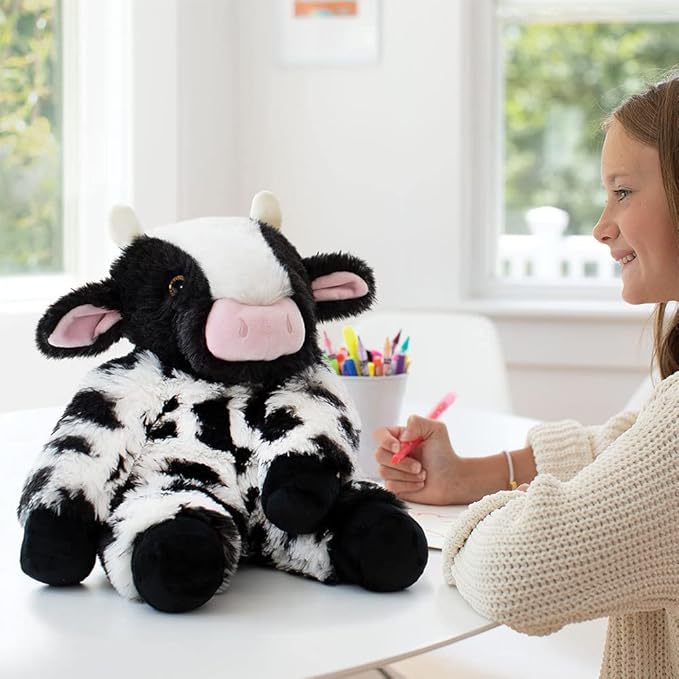 Vermont Teddy Bear Cow Plush - Cow Stuffed Animals, 18 Inch